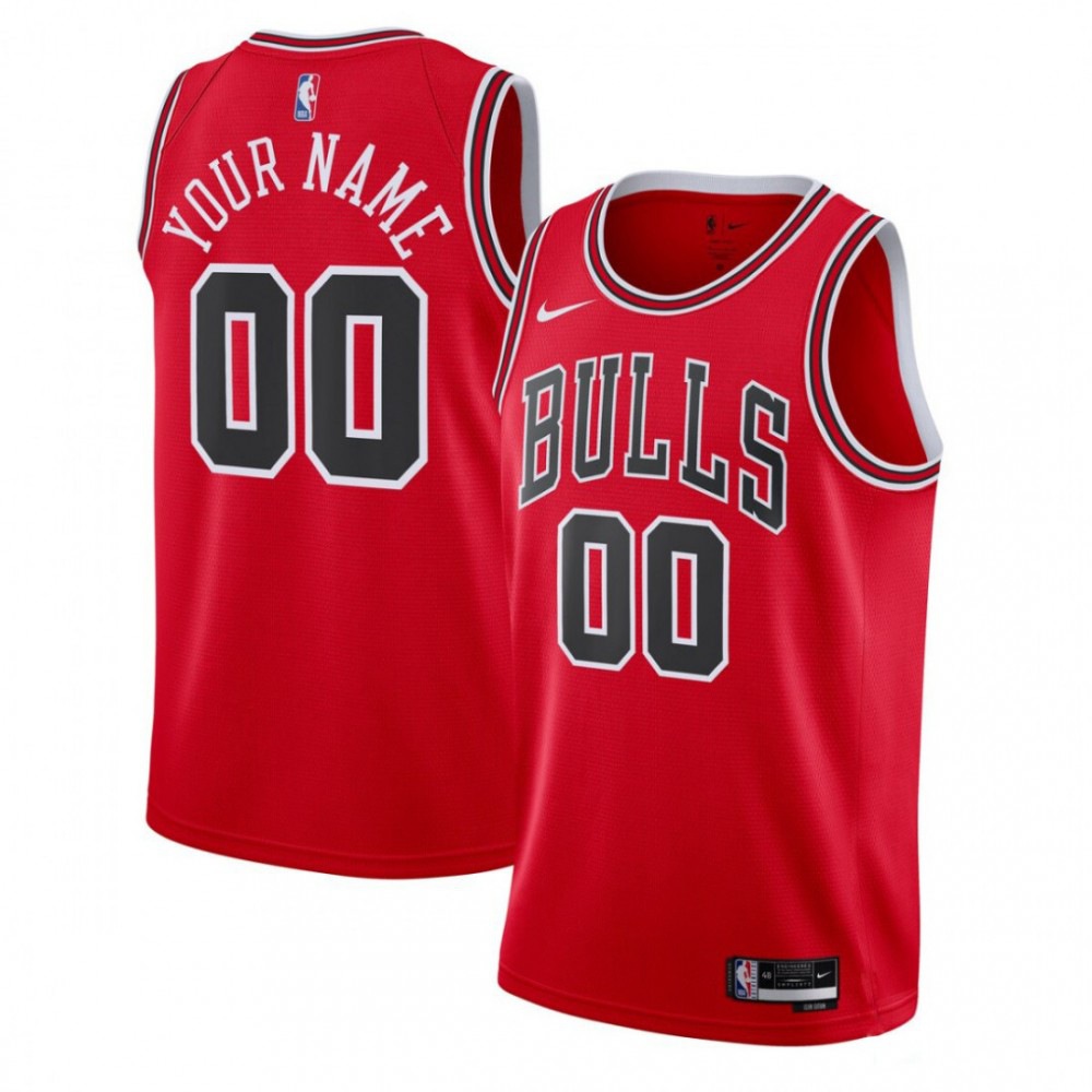 Chicago Bulls Youth Swingman Custom Jersey Red - Icon Edition-Pro Kit Vault | Brand New 26/27 Sports Jerseys